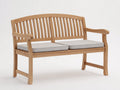 Bancos de jardín 150x62x90 cm - madera marrón - estilo clásico para exterior