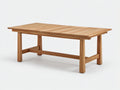 Mesas de jardín - Mesa de madera para exterior - 180x90x75 cm - Natural - Estilo contemporáneo