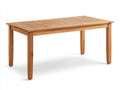Mesas de jardín 180x90x75 cm - madera marrón - estilo natural para exterior